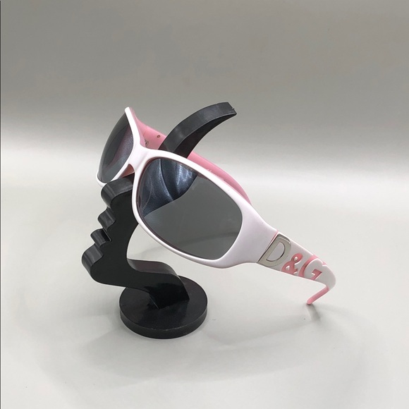 Dolce & Gabbana Accessories - D&G Dolce Logo Gabbana Pink White Sunglasses 3009 white pink  64-14-120 designer